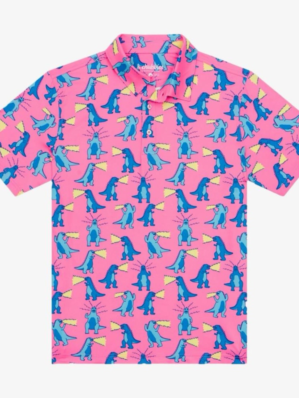 Chubbies The Hear Me Roar Performance 2.0 Men's Short Sleeve Golf Polo - Medium